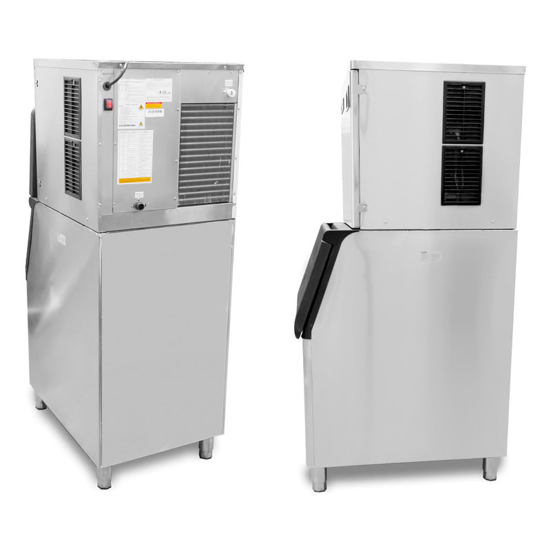 Fábrica De Hielo Rhino 200kg/día Acero Inoxidable Fahiel-200 Gris
