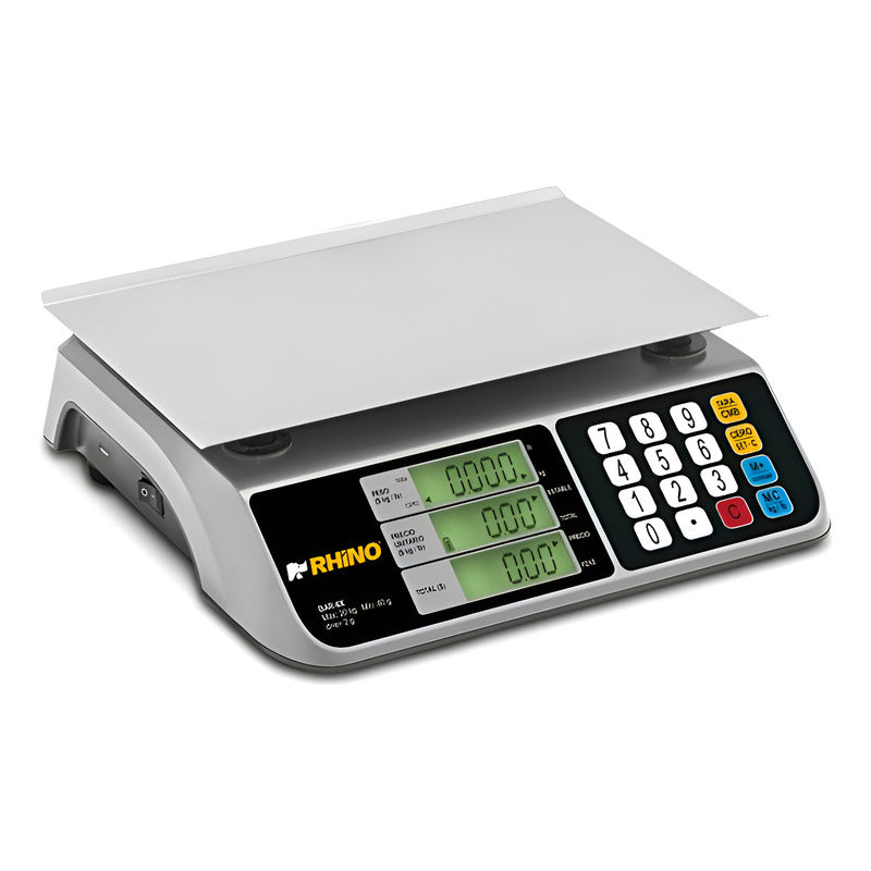 Báscula Comercial Digital Rhino Bar-6x 20 Kg Gris 28 X 20 Cm Gris