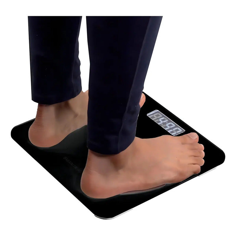 Báscula Digital Rhino Babain-180 Negra, Hasta 180 Kg Negro