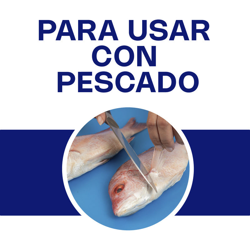 Tabla Azul Para Cortar 50 X 38 X 1.2 Cm Caledonia Tapaco-15  Liso Azul