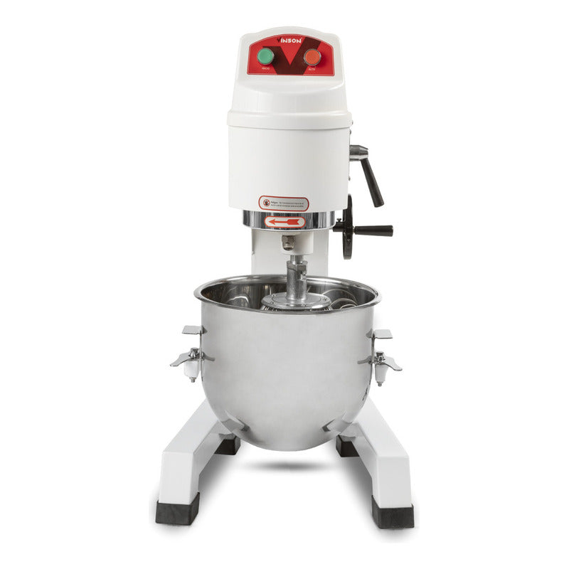 Batidora De Pedestal Planetaria Comercial Vinson Rhino Bavin20 Lt Color Blanco Frecuencia 60 Hz
