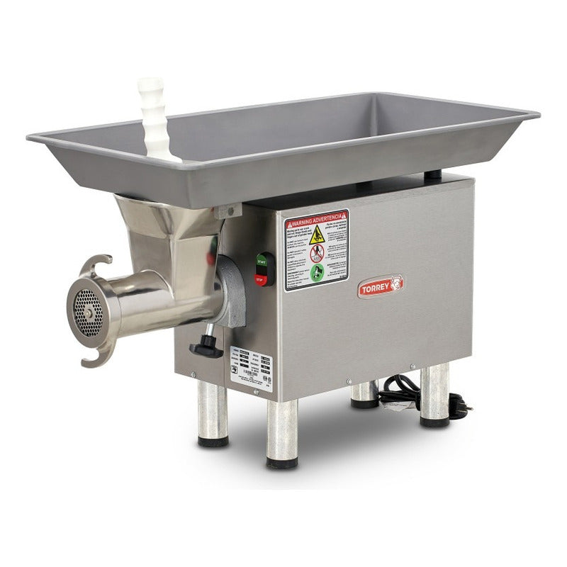 Molino Torrey Para Alimentos Cabezal Acero Inox 1 Hp M22-rss