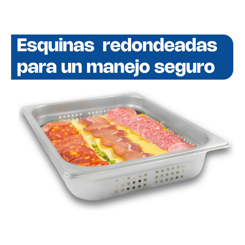 Inserto Acero Inox Perforado Medio 2.5  Inapem-2.5
