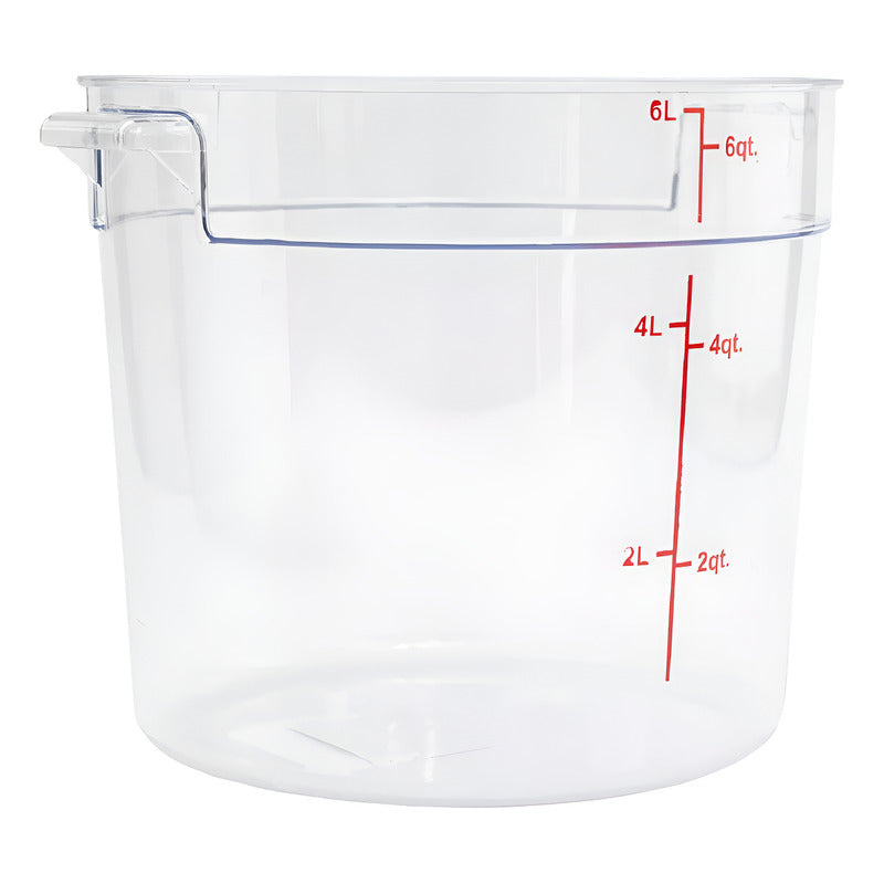 Recipiente Policarbonato Redondo 6 Qt Caledonia Repore-6