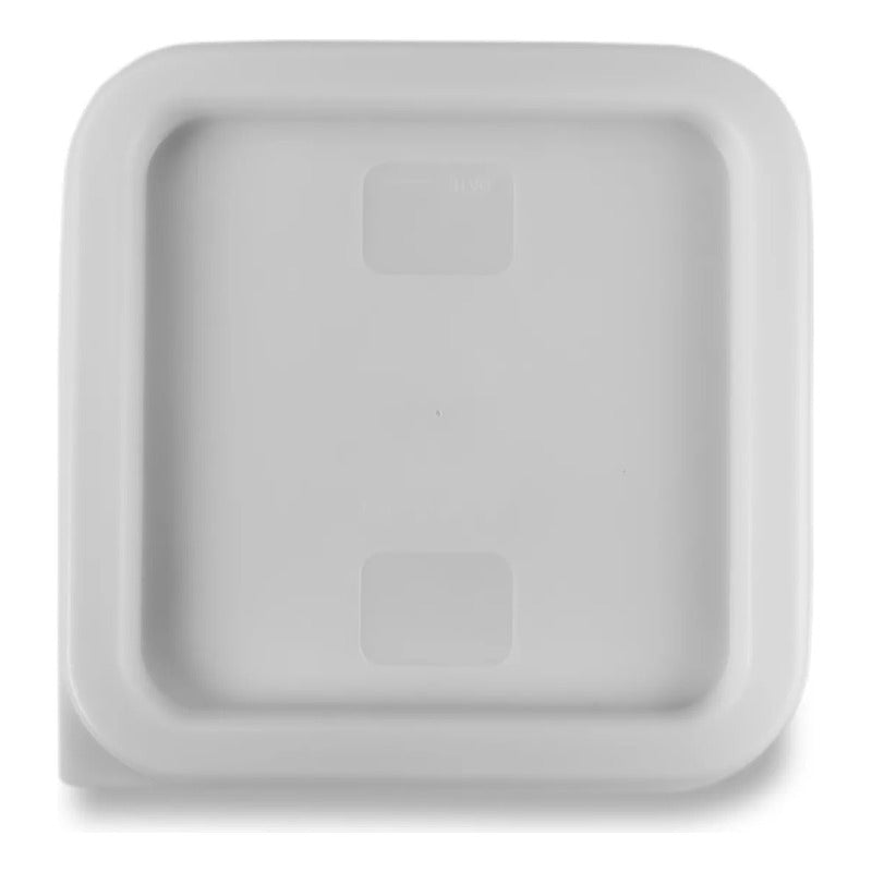 Tapa Para Recipiente Cuadrados Caledonia Tapecu-24b Blanco
