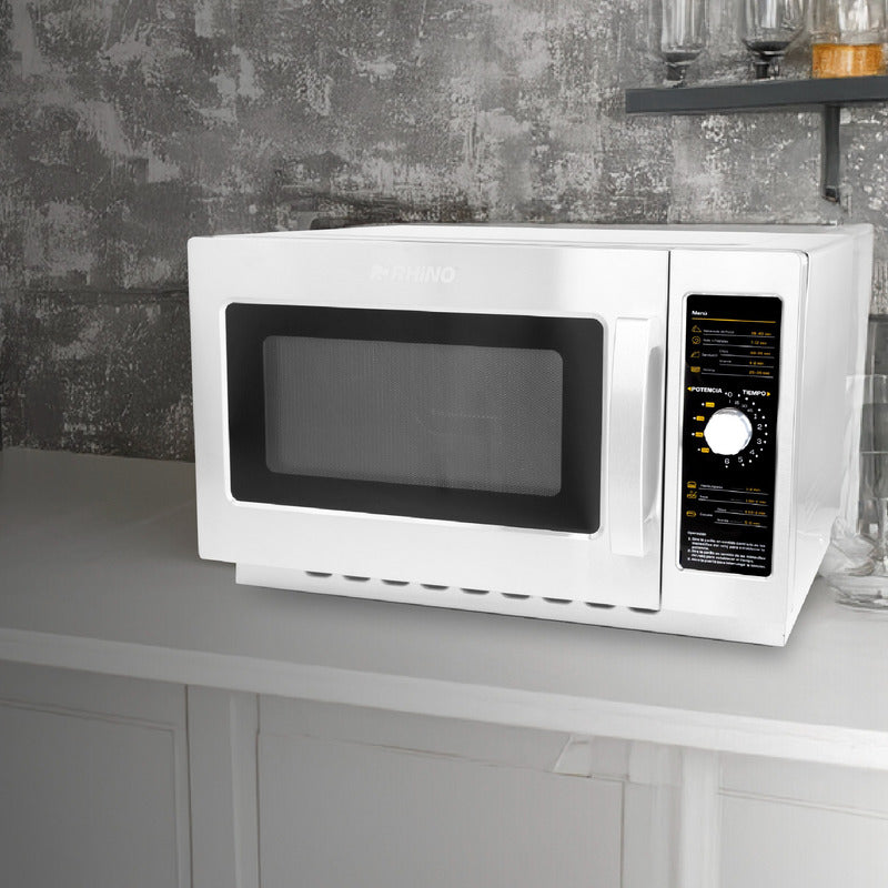 Microondas Industrial Análogo Rhino Homic-12a 1000w 1.2ft3
