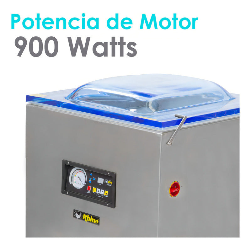 Empacadora Al Vacío Rhino Evac-20p Barra Doble Sellado 51cm 900w