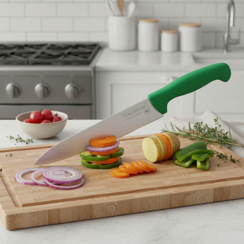 Cuchillo Chef 8 Pulgadas Verde Caledonia Cache-8v