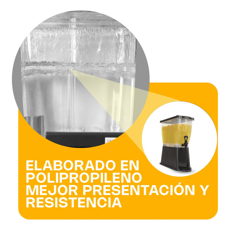 Dispensador De Bebidas Caledonia Disbe-13 Lts. Color Negro Negro
