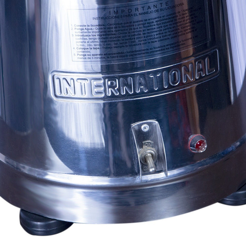 Licuadora International Li-3 Color Acero Inoxidable
