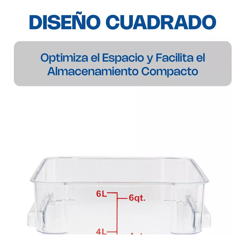 Recipiente Policarbonato Cuadrado Qt Caledonia Repocu-6
