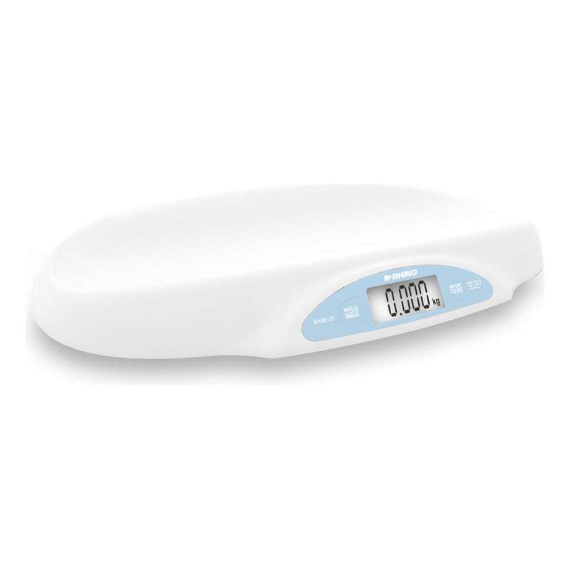 Bascula Digital Para Bebés 25 Kg Rhino Rbanda Blanco