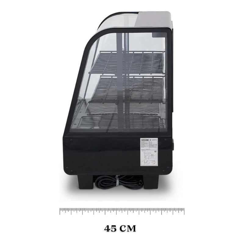 Vitrina Refrigerada Sobremesa Torrey Fria Vf-68 Rbanda Estilo De Vidrio Curvo