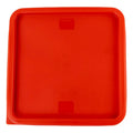 Tapa Roja Para Recipiente Cuadrado Caledonia Tapecu-68r Rojo