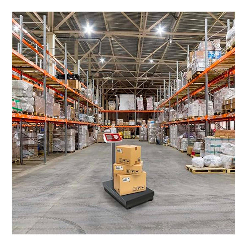 Báscula De Plataforma Plegable 400 Kg Vinson Baple-400 Negro