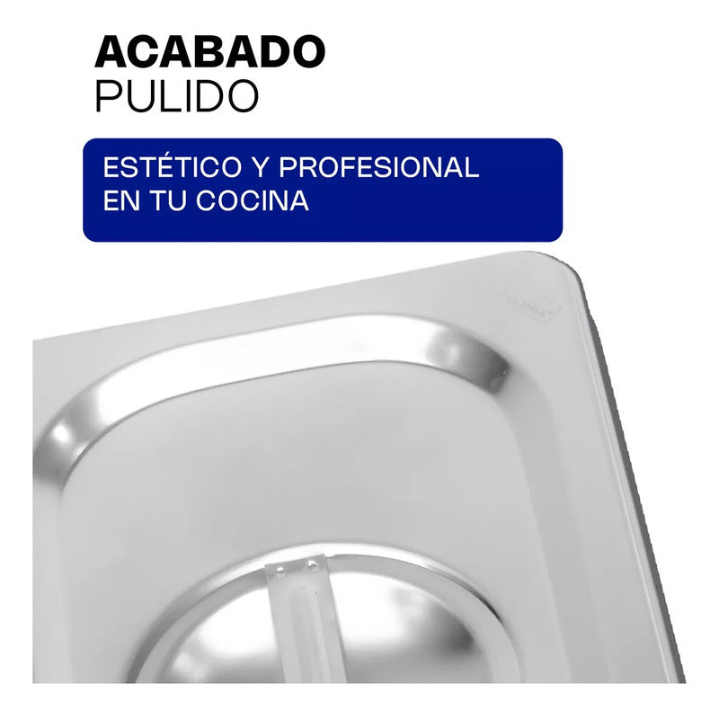 Tapa Para Inserto Cuarto Acero Inox Caledonia Tacu-com Gris