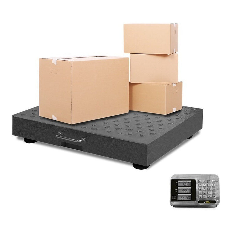 Bascula De Plataforma Inalambrica Rhino 300kg Bapic-300 - Gris