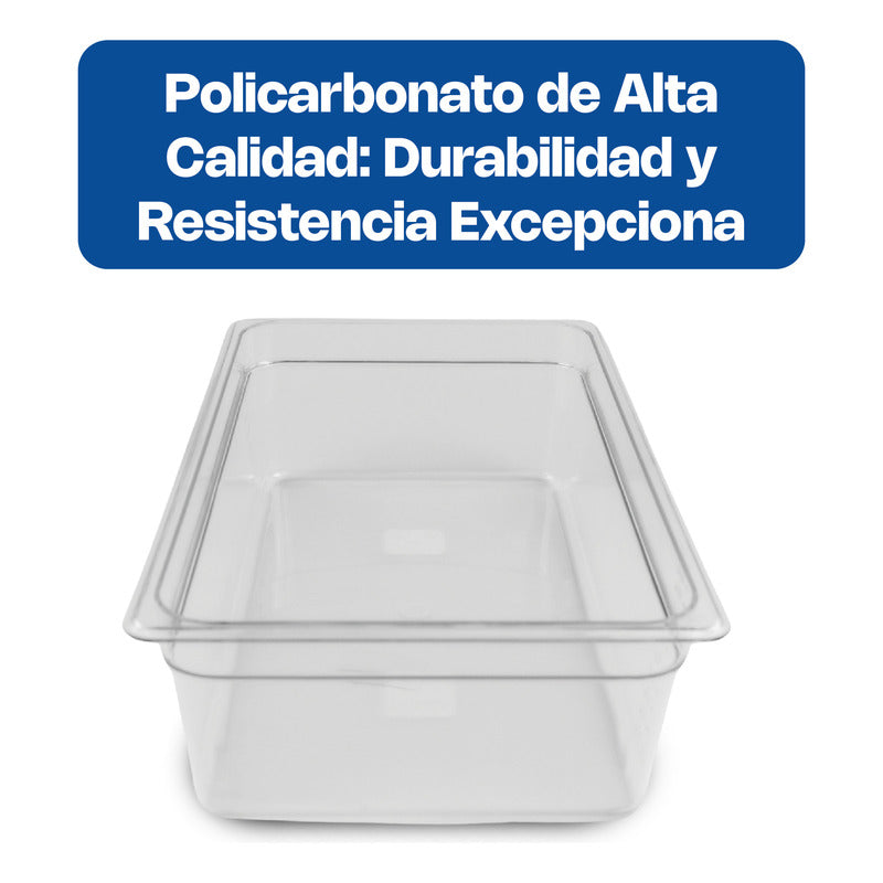 Inserto Entero Policarbonato 6 Pulgadas Caledonia Inpoe-6 Transparente