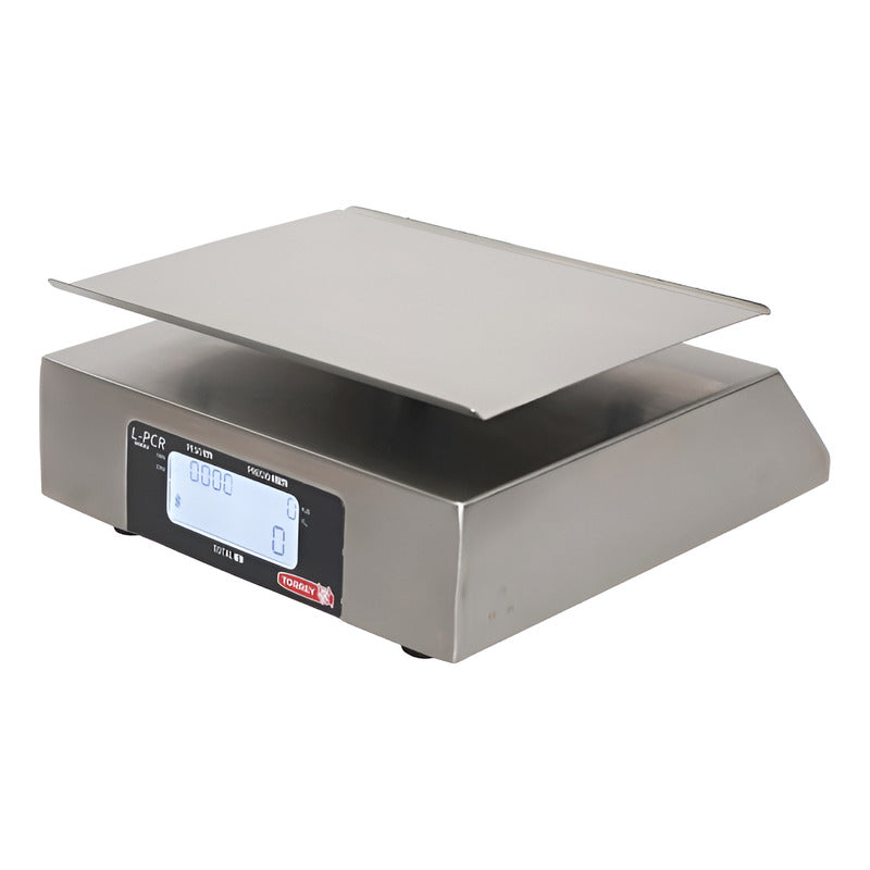 Báscula Comercial Torrey Lpcr-40 Acero Inox 40 Kg Usb Reyfri Acero Inoxidable