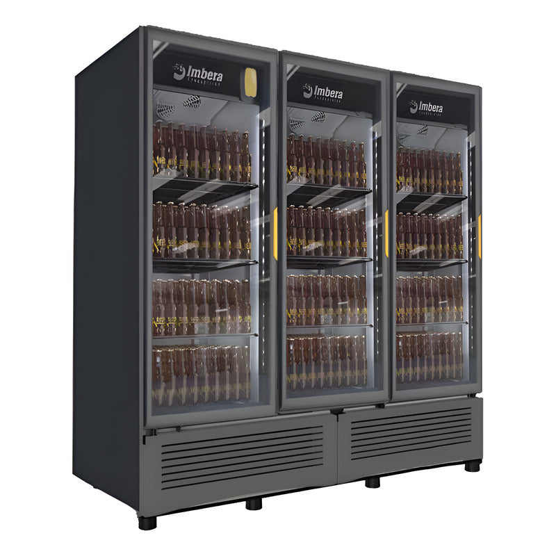 Refrigerador Comercial Cervecero Imbera Ccv-1350 72 Pies 3p Negro