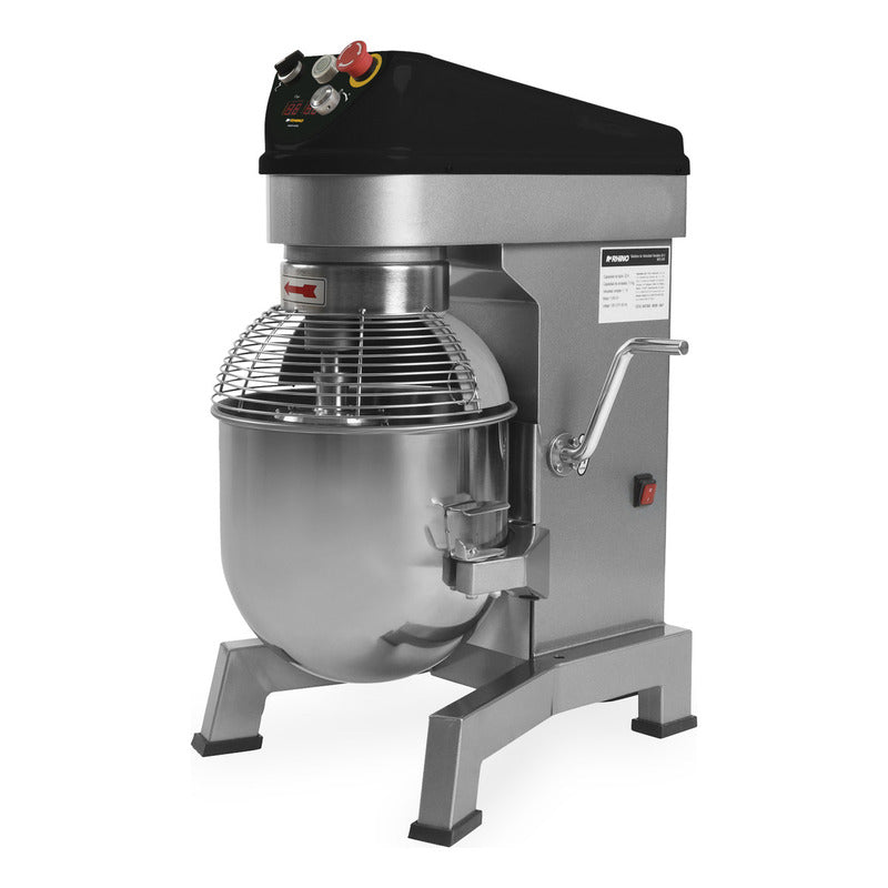 Batidora Planetaria Industrial Rhino Bati-20x Amasado 7.5kg Color Amarillo Frecuencia 60 Hz