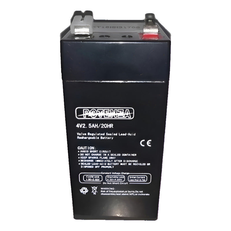 Batería Original 4v Para Báscula Torrey Negro