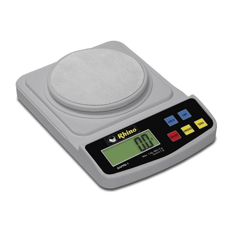 Báscula Digital Rhino Bapre Hasta 1 1kg Gris