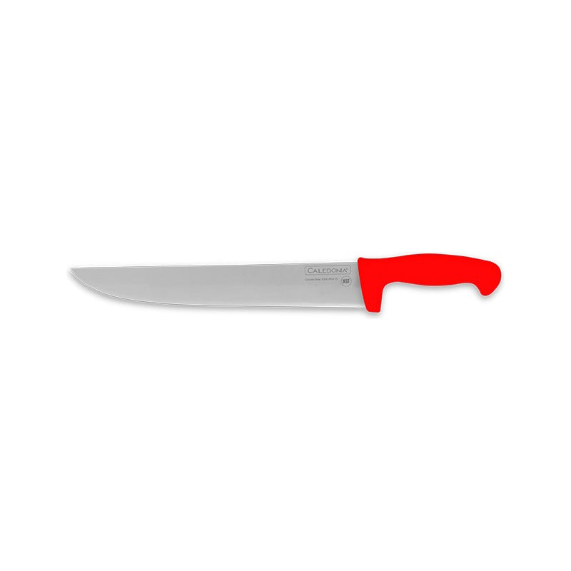 Cuchillo Bistecero Recto 12  Color Rojo Caledonia Cabir-12r Rojo