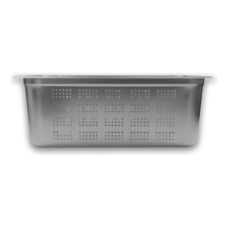 Inserto Acero Inoxidabl Perforado Entero 8 Pulgadas Inape-8