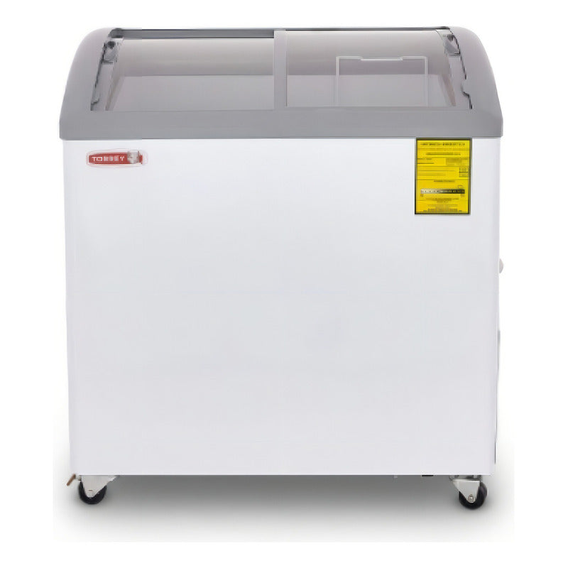 Congelador Cristal Comercial Torrey Chc-80cr Color Blanco