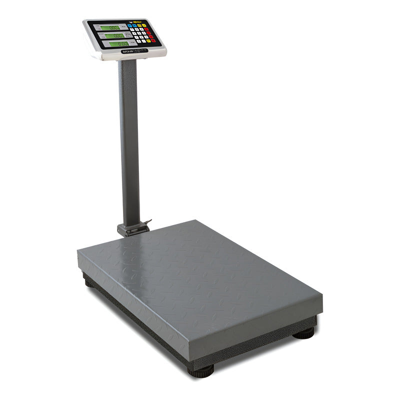 Báscula Comercial Digital Rhino Bapca 500kg Con Mástil  Gris Oscuro