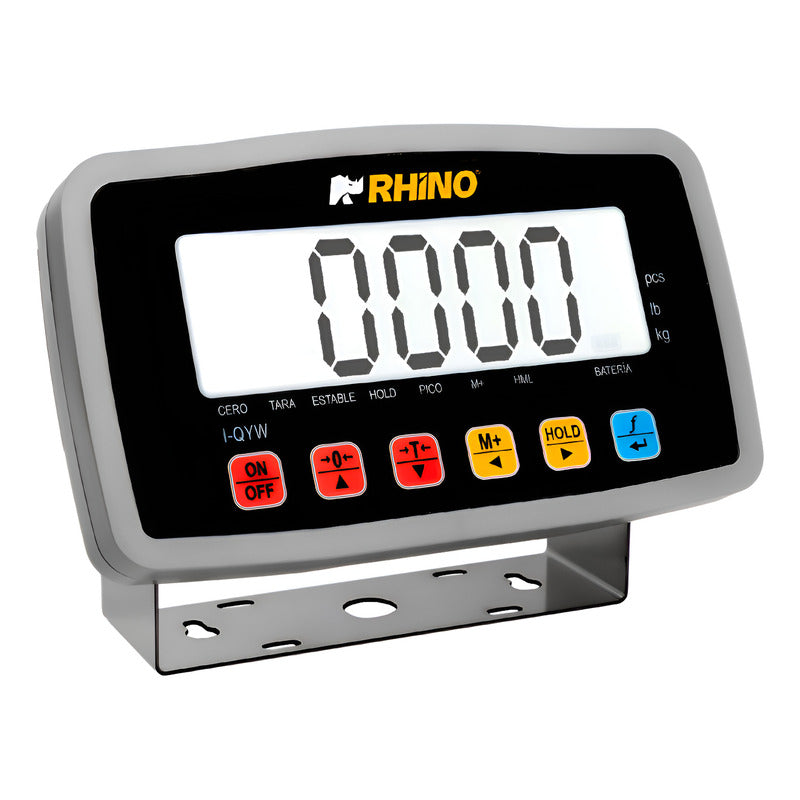 Indicador Inalámbrico Para Bascula De Plataforma Rhino I-qyw Gris