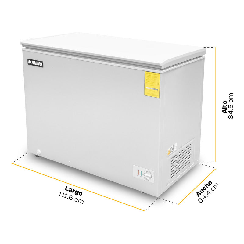 Congelador Horizontal Congeco-10 Rhino Color Blanco Reyfri Blanco