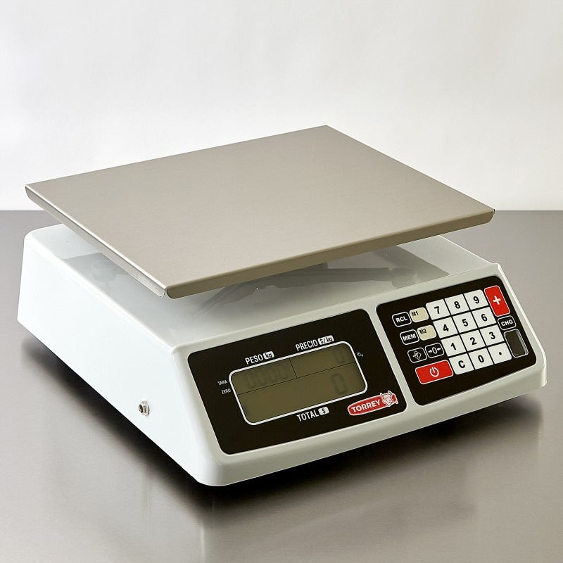 Báscula Comercial Digital Torrey Sx40-smart De 40kg  Blanco