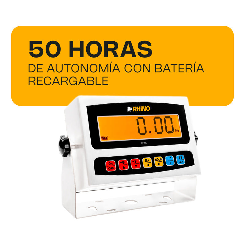 Indicador Para Bascula A Prueba De Agua Rhino I-pag Gris
