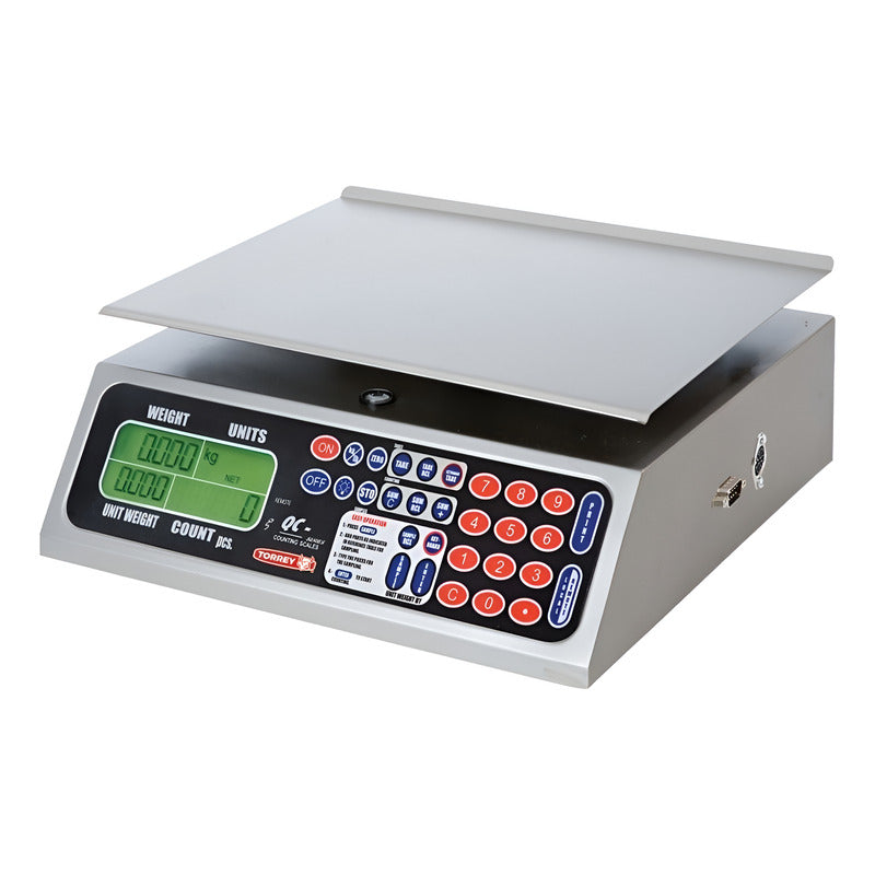 Báscula Contadora Torrey Acero Inoxidable Qc-20 Kg Lcd