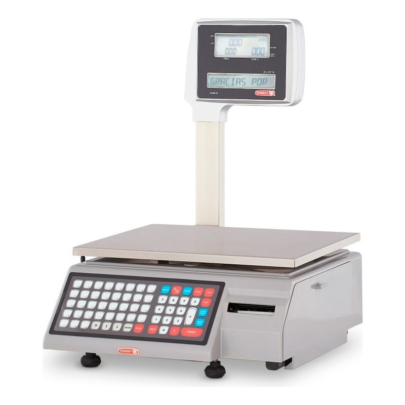 Báscula Etiquetadora Torrey Wlabel40p 40kg Impresora Térmica Gris