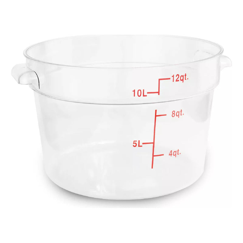 Recipiente Policarbonato Redondo 12 Qt Caledonia Repore-12