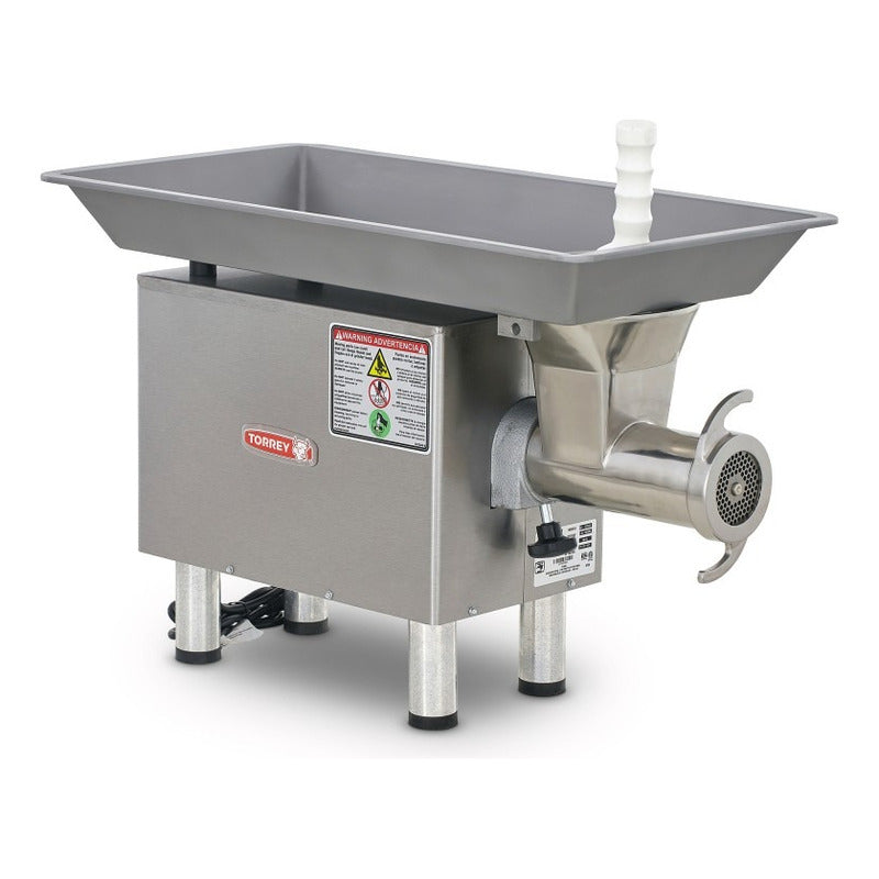 Molino Torrey Para Alimentos Cabezal Acero Inox 1 Hp M22-rss