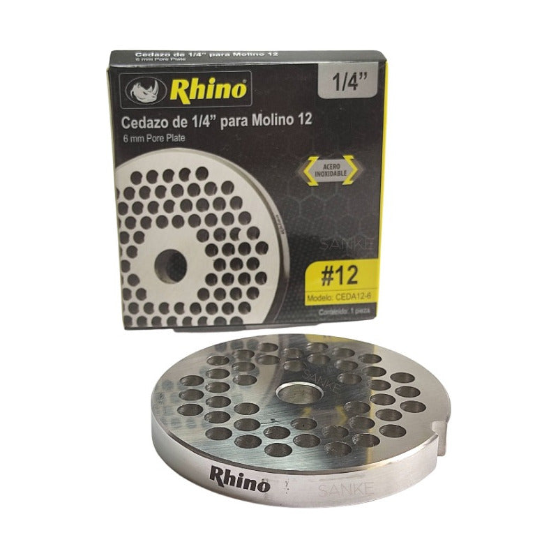 Cedazo Rhino P/molino De Carne 12 1/4 Ceda12-6
