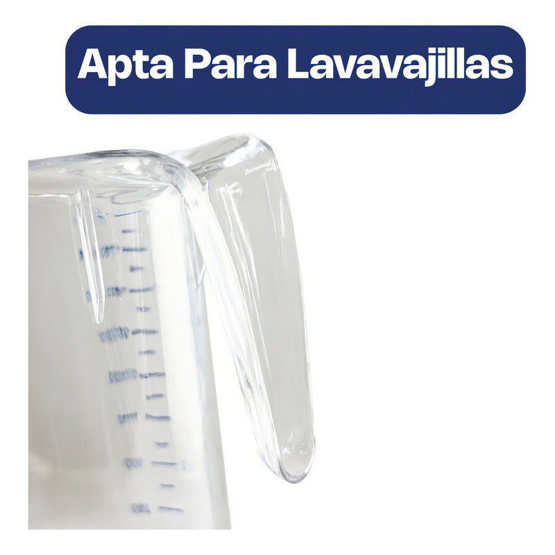 Jarra Medidora 2 Litros Caledonia Japome-2000 Sanke Transparente