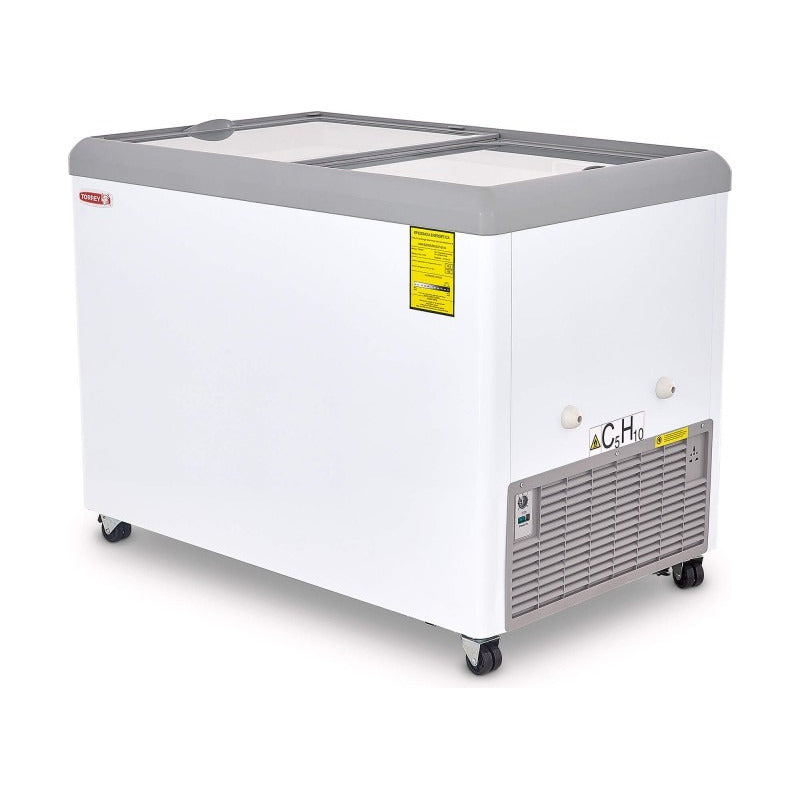 Congelador Horizontal Torrey Tapa De Cristal Plano Chc-110pr Blanco