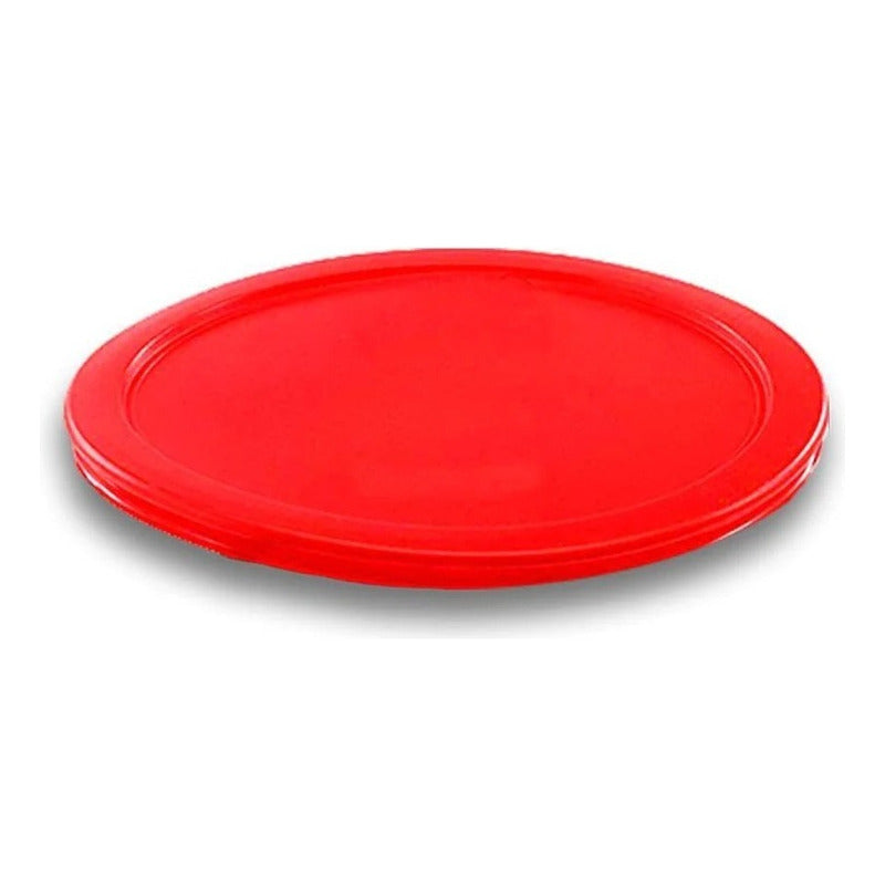 Tapa Para Recipiente Redondo Caledonia Tapere-68r Color Rojo Rojo
