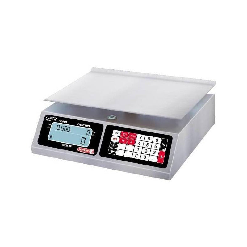 Torrey Lpcr-20 Báscula Comercial Digital 20kg 30.5 Cm X 22.5 Cm