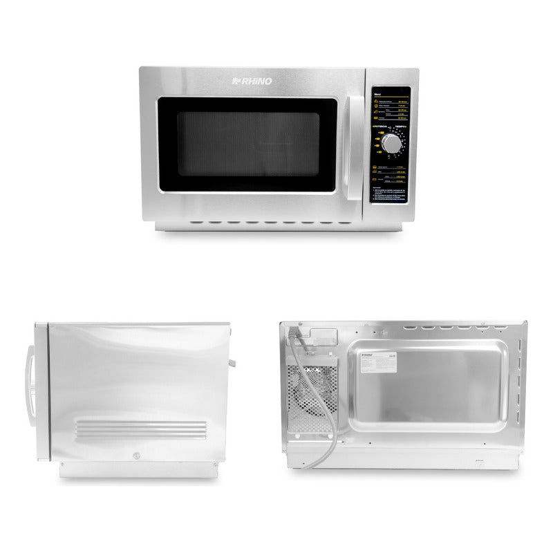 Microondas Industrial Análogo Rhino Homic-12a 1000w 1.2ft3