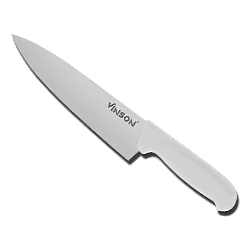 Cuchillo Chef Acero Vinson 8 Pulgadas Color Blanco