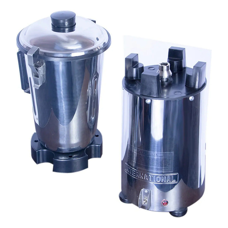 Licuadora Industrial International Li-3 Litros Acero Inox. Acero Inoxidable