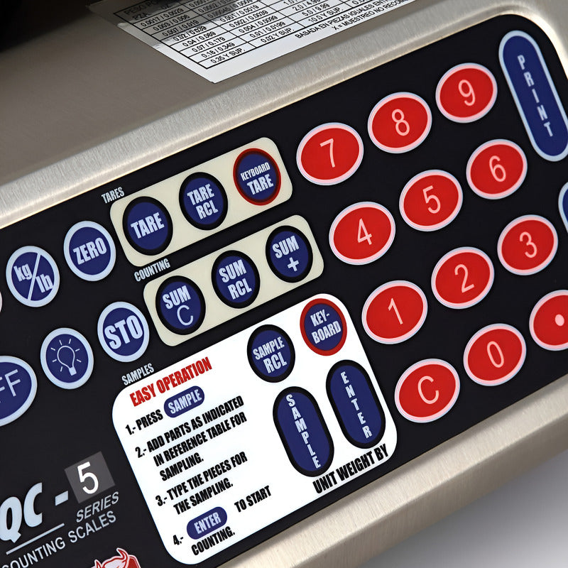 Báscula Contadora Torrey Acero Inoxidable Qc-5 Kg Lcd