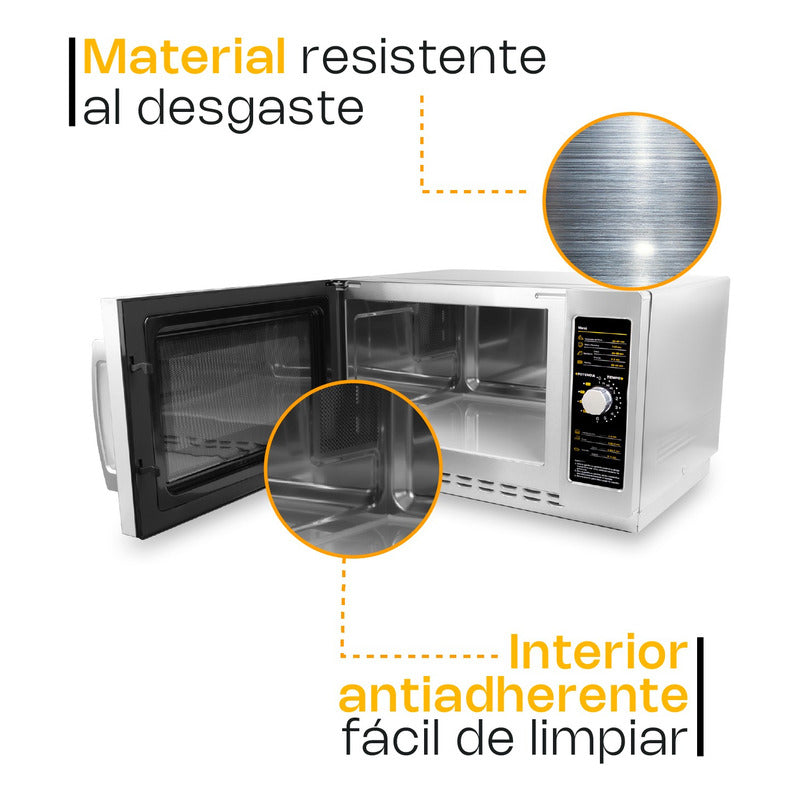 Microondas Industrial Análogo Rhino Homic-12a 1000w 1.2ft3
