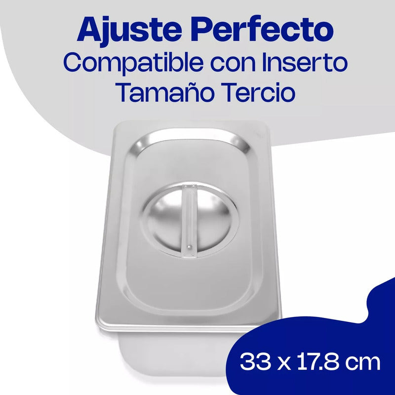 Tapa Para Inserto Tercio Acero Inox Caledonia Tate-com